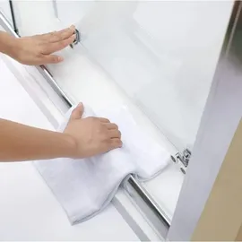 frascio new tecnology Duschkabine Walk-In-Dusche 80 x 200 cm Transparent Sicherheitsglas