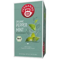 TEEKANNE ORGANIC. PEPPER MINT Bio-Tee 20 Portionen