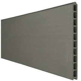 GROJA Einzelprofil Steckzaun 180 x 25,3 cm Grau