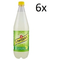6x Schweppes limone Zitrone Lemonade PET 1 Lt erfrischend