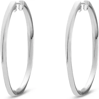 JETTE Creolen 925er Silber rhodiniert One Size Damen