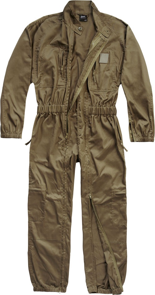 Brandit Flightsuit, combinaison - Olive - S