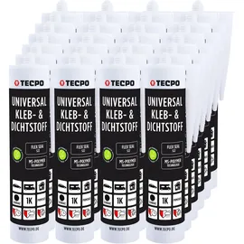 TECPO Kleb- und Dichtstoff FLEX SEAL 522 24x 480 g Schwarz