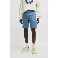 Boss Slim 01 Chino Shorts - Open Blue 462 - 32