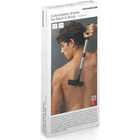 InnovaGoods Körperrasierer mit ausziehbarem Aluminiumgriff + 3 Klingen