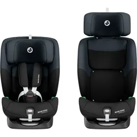 Maxi-Cosi Titan S i-Size, Mitwachsender Kindersitz, 15Monate–12Jahre (76–150cm), ISOFIX Kindersitz Auto, 5 Sitzpositionen, 13 Kopfstützenstufen, G-CELL-Schutz, 5-Punkt-Sicherheitsgurt, Tonal Black