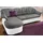 DOMO collection Eckcouch Kunstleder 3-Sitzer Grau