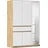 Kleiderschrank Tübingen 135 x 197 x 54 cm Beige/Weiß