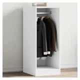 vidaXL Kleiderschrank Weiß 48x41x102 cm Holzwerkstoff
