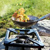 Paella World Hockerkocher-Set (klein) mit Stahl-Wok Ø 30 cm