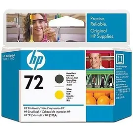 HP 72 mattschwarz + gelb