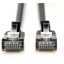 Digitus CAT 6A F-FTP Slim Patchkabel, 2m, Schwarz