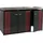 MCW Mülltonnenbox O67-PK-3 1 m schwarz
