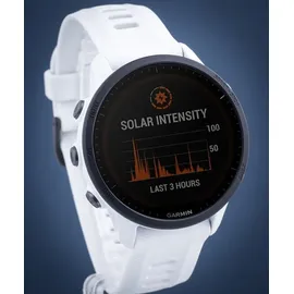 Garmin Forerunner 955 Solar steinweiß