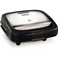Tefal Croc Time SM193D - Tosti ijzer, Tischgrill, Silber, Schwarz
