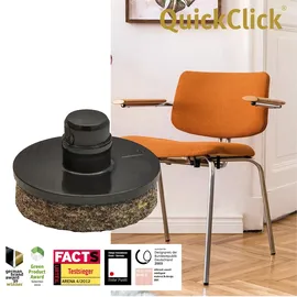 QuickClick Wagner QuickClick® Filzgleiter Möbelgleiter Stuhlgleiter -8er-Set Ersatzgleiter austauschbar ersetzbar - Wollfilz Ultrasoft - Durchmesser Ø 15 mm für Basis SMART - Made in DE - 15787800