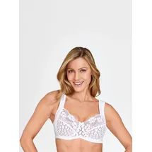 MISS MARY OF SWEDEN Jacquard & Lace Bügel-BH Weiss 80C