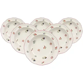 Villeroy & Boch Petite Fleur Salatschale Bunt/Weiß 6-tlg.