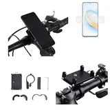 K-S-Trade Smartphone-Halterung für Honor X7b 5G CLK-NX2, (Handyhalterung das Fahrrad Halter Lenkstange Fahrradhalterung) schwarz