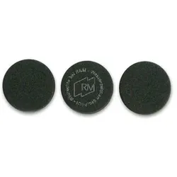 RM CD/DVD-Button Schaumstoff Ø16x4mm, weiß
