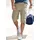 John Devin Cargobermudas JOHN DEVIN "aus elastischer Baumwollmischung", Herren, Gr. 36, N-Gr, beige, Web, Obermaterial: 98% Baumwolle, 2% Elasthan, unifarben, bequem kniebedeckend, Hosen, mit Seitentaschen, 3/4 Shorts, Topseller