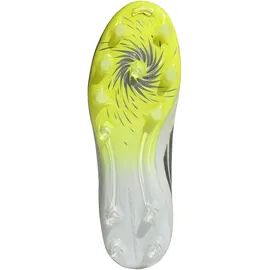 adidas F50 Sparkfusion League AG/FG Herren Cloud White/Iron Metallic/Hi-Res Yellow 42