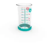 Pebbly MESSBECHER MIT SILIKONBODEN 200 m, Blau