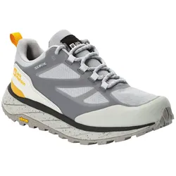 Jack Wolfskin Alltag-Travelschuhe Terraventure Texapore Low (wasserdicht, atmungsaktiv) silbergrau Herren