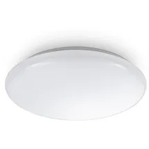 B.K.Licht Deckenleuchte moderne LED Bad-Deckenlampe Ø28cm weiß - BKL1181, LED fest integriert, 4000K Neutralweißes Licht, Badlampe inkl Leuchtmittel 12 Watt 1200 Lumen Küche Flur Keller