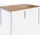 sweeek Gartentisch 120 x 80 x 75 cm Weiß