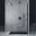 mai & mai 70x200cm Walk-In Dusche Duschwand für Dusche Duschabtrennung ESG-Sicherheitsglas 8mm NANO Glas BRAM1 Bremen1K Schwarz - Transparent
