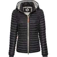 CAMEL ACTIVE Damen Leichte Steppjacke aus recyceltem Polyamid Schwarz, 36