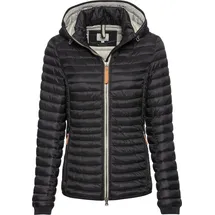 CAMEL ACTIVE Damen Leichte Steppjacke aus recyceltem Polyamid Schwarz, 36
