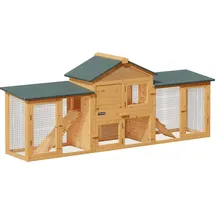 Cadoca® Hasenstall 204 x 45 x 84 cm