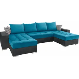 Collection AB Wohnlandschaft, mit Bettfunktion, Bettkasten inklusive Federkern und loser Rücken- und Zierkissen,