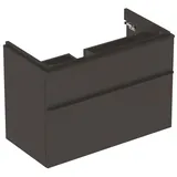 Geberit Waschtischunterschrank 2 Schubladen 88,4 x 61,7 x 47 cm Grau