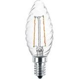 Blulaxa 49087 - LED Filament Lampe CW35 E14 2,5W 250 lm WW gedrehtes Glas