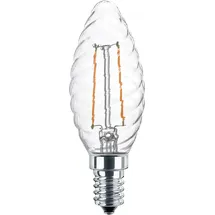 Blulaxa 49087 - LED Filament Lampe CW35 E14 2,5W 250 lm WW gedrehtes Glas