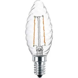 Blulaxa 49087 - LED Filament Lampe CW35 E14 2,5W 250 lm WW gedrehtes Glas