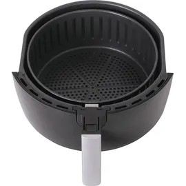 Jago® Heißluftfritteuse 5.5L - 1700 Watt, LED Display mit Touchscreen, 7 Programme, 60 min Timer, Ohne ÖL, Schwarz - Airfryer, Heißluf... - Schwarz