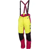 Worky Safety Line Forstschutzhose Komfort Gr.56 neongelb/rot