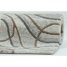 THEKO Wollteppich ¦ grau ¦ Wolle ¦ Maße (cm): B: 300 H: 1