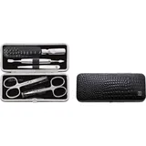 Zwilling Classic Inox Maniküre/Pediküre-Set Kroko schwarz