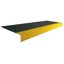 COBA Europe COBA Stufenmatte Grip® Stair Tread (Breite: 75 cm, Schwarz/Gelb)