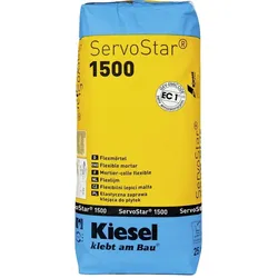Kiesel - Servostar 1500, Flexmörtel grau, 25 kg