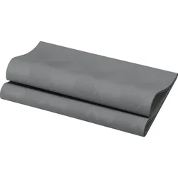 DUNI Elegance Serviette 40x40 cm 1/4F.Crystal grey