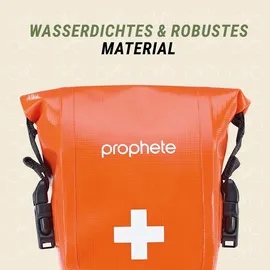 Prophete Erste Hilfe-Satteltasche rot/schwarz
