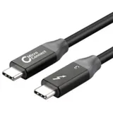 MicroConnect Thunderbolt-Kabel TB3010 Männlich Männlich 1 m Schwarz