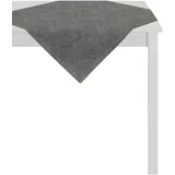 APELT Mitteldecke "1102 Loft Style, Jacquard", schwarz (anthrazit, taupe), B:85cm L:85cm, Polyester, Viskose, Tischdecken, Mitteldecke