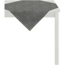 APELT Mitteldecke "1102 Loft Style, Jacquard", schwarz (anthrazit, taupe), B:85cm L:85cm, Polyester, Viskose, Tischdecken, Mitteldecke